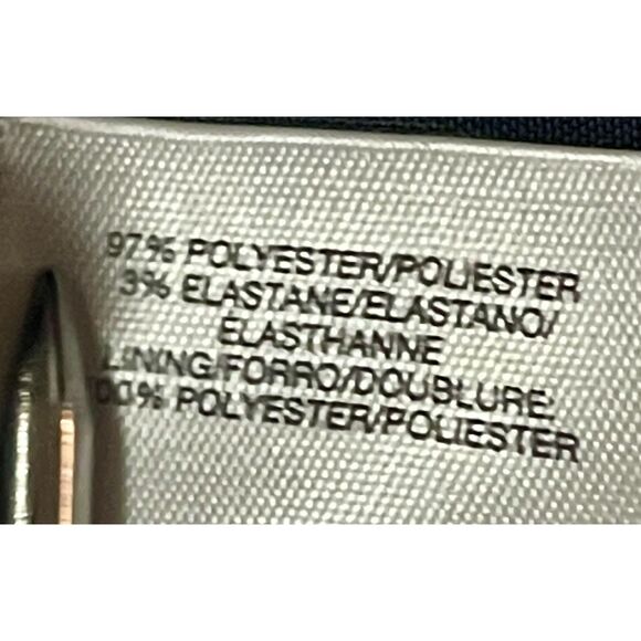 Evan-Picone Black Label Navy Open Front Blazer Jacket Size 6 NWT - Picture 12 of 15